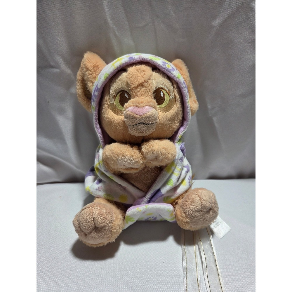 Disney Parks Babies Simba Plush Lion King Swaddle Blanket Cub 10 Inch
